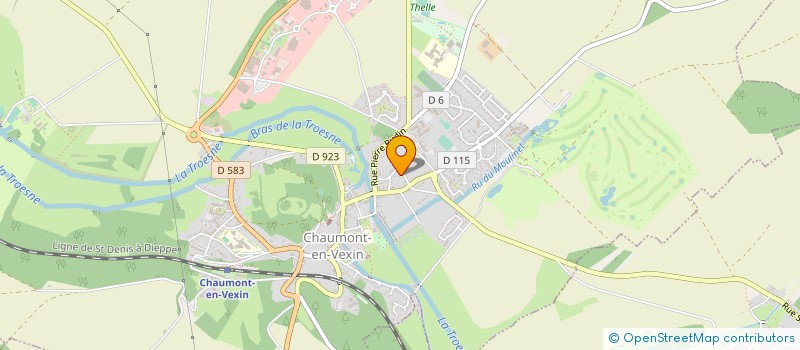 localisation de l'entreprise MONSIEUR FRANCIS VANNIER à CHAUMONT-EN-VEXIN