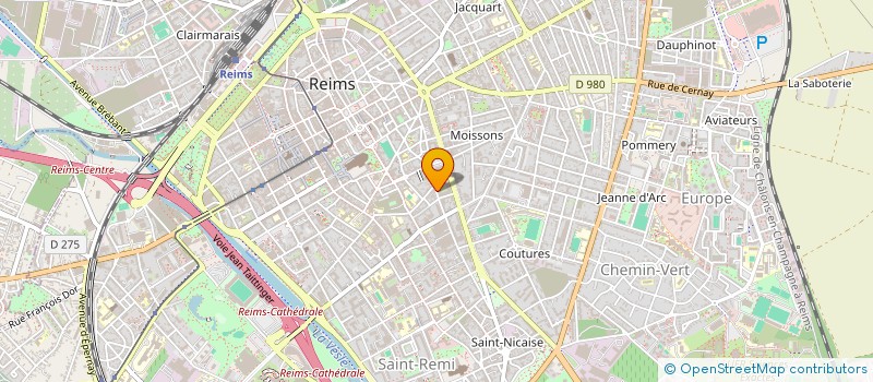 localisation de l'entreprise MONSIEUR FRANCIS VAUDE  REIMS