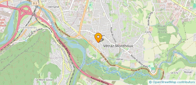 localisation de l'entreprise MONSIEUR FRANCIS VAUTHIER à VETRAZ-MONTHOUX