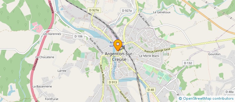 localisation de l'entreprise MONSIEUR FRANCIS VENAT à ARGENTON-SUR-CREUSE