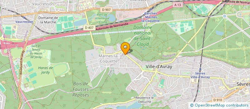 localisation de l'entreprise MONSIEUR FRANCIS VERBA  VILLE-D'AVRAY