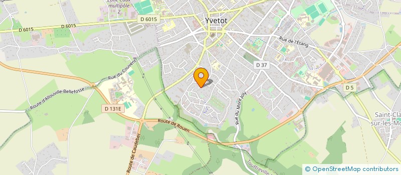 localisation de l'entreprise MONSIEUR FRANCIS VERDIERE  YVETOT