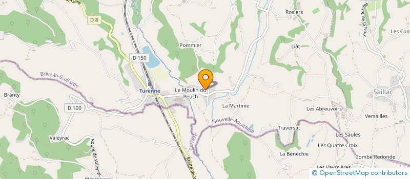 localisation de l'entreprise MONSIEUR FRANCIS VERGNE  LIGNEYRAC