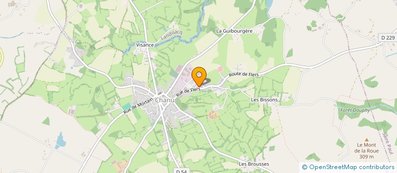 localisation de l'entreprise MONSIEUR FRANCIS VERRIER à CHANU