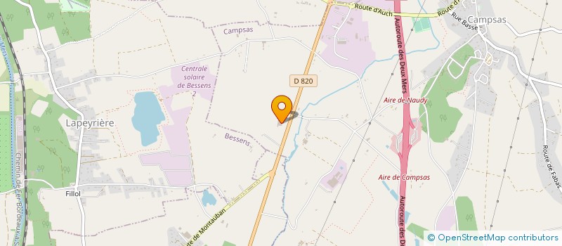 localisation de l'entreprise MONSIEUR FRANCIS VEYRAC  LABASTIDE-ST-PIERRE