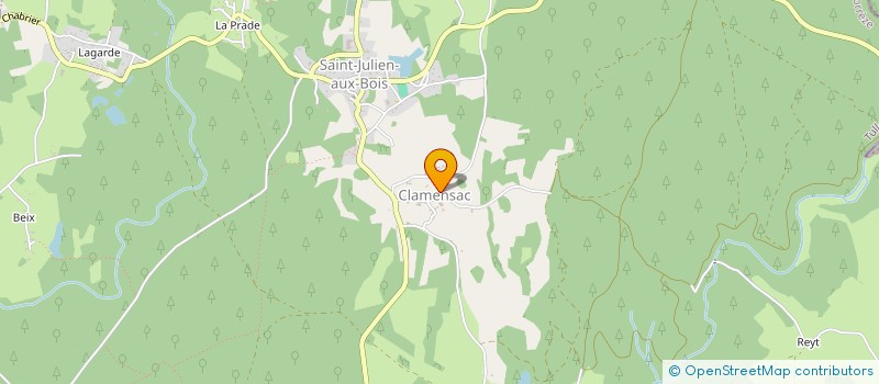 localisation de l'entreprise MONSIEUR FRANCIS VEYSSIERE  SAINT-JULIEN-AUX-BOIS