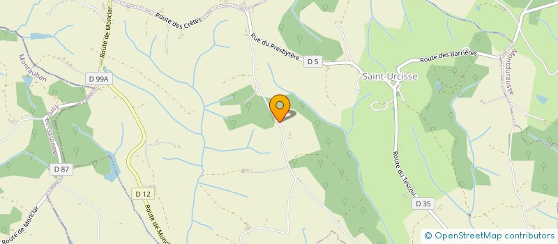 localisation de l'entreprise MONSIEUR FRANCIS VIALARD  SAINT-URCISSE