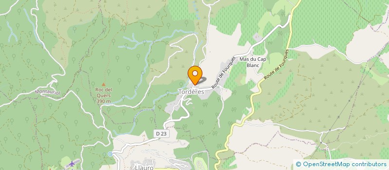 localisation de l'entreprise MONSIEUR FRANCIS VIDAL  TORDERES