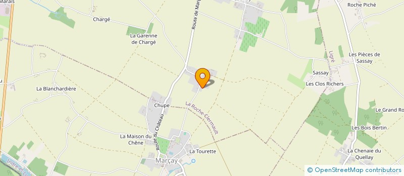 localisation de l'entreprise MONSIEUR FRANCIS VIEAUD  LA ROCHE-CLERMAULT