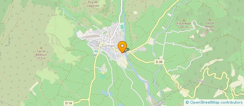 localisation de l'entreprise MONSIEUR FRANCIS VIGNON  TUCHAN