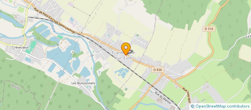 localisation de l'entreprise MONSIEUR FRANCIS VILLARD  CLEF VALLEE D'EURE