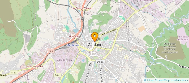 localisation de l'entreprise MONSIEUR FRANCIS VILLENEUVE à GARDANNE
