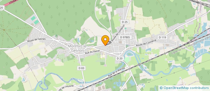 localisation de l'entreprise MONSIEUR FRANCIS VIRLOUVET  MONTFORT-LE-GESNOIS