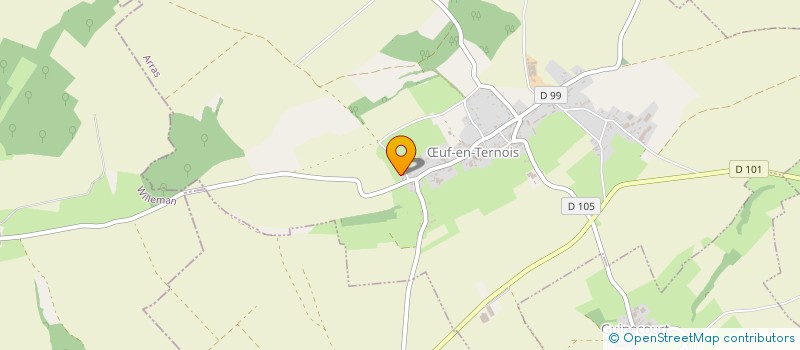 localisation de l'entreprise MONSIEUR FRANCIS VISCHERY  UF-EN-TERNOIS