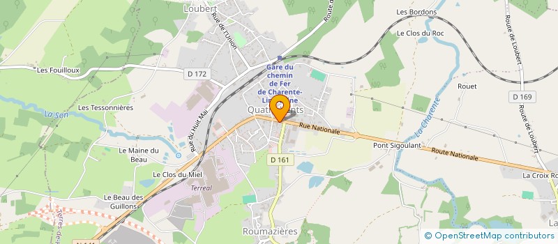 localisation de l'entreprise MONSIEUR FRANCIS VOISIN à TERRES-DE-HAUTE-CHARENTE