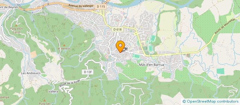 localisation de l'entreprise MONSIEUR FRANCIS WAFFELAERT  CERET