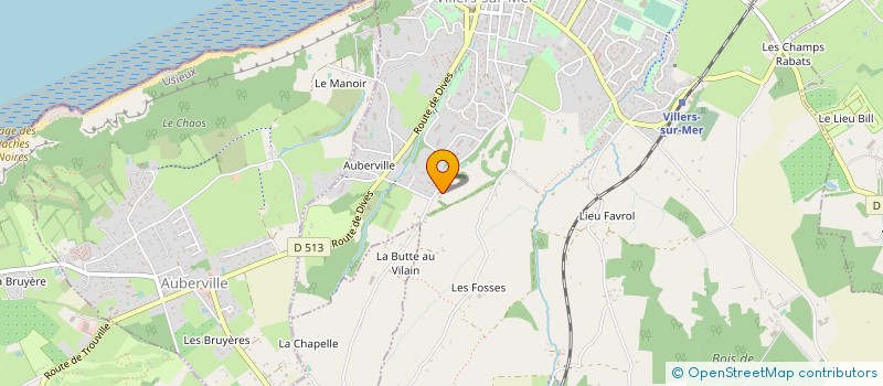 localisation de l'entreprise MONSIEUR FRANCIS WOLFF à VILLERS-SUR-MER