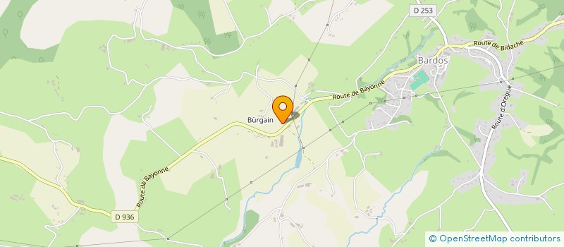 localisation de l'entreprise MONSIEUR FRANCIS YANEZ  BARDOS