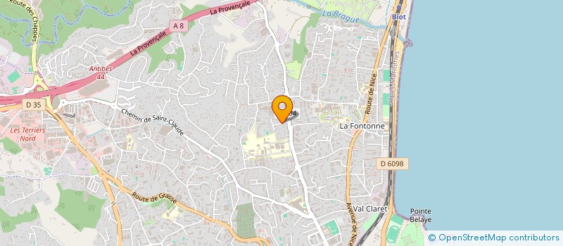 localisation de l'entreprise MONSIEUR FRANCIS ZANY  ANTIBES