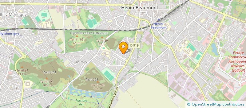 localisation de l'entreprise MONSIEUR FRANCIS ZAWADZKI à HENIN-BEAUMONT