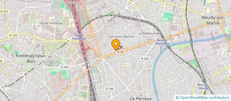 localisation de l'entreprise MONSIEUR FRANCIS ZGORSKI  LE PERREUX-SUR-MARNE