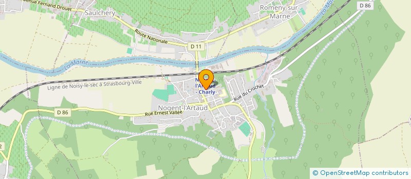 localisation de l'entreprise MONSIEUR FRANCISALOISEPIERRE GRUNER  NOGENT-L'ARTAUD