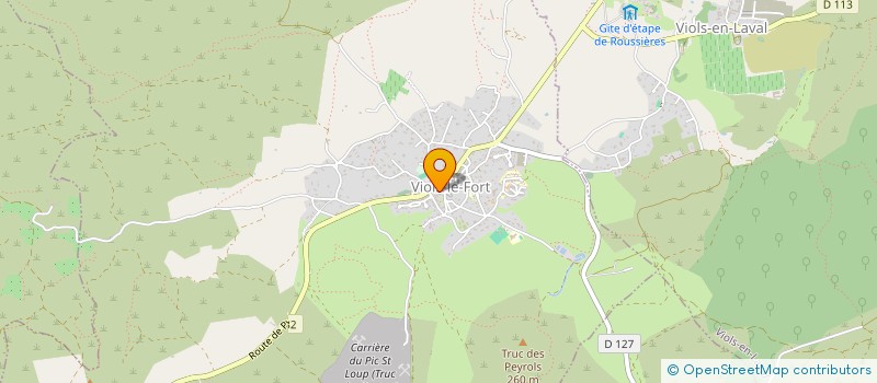 localisation de l'entreprise MONSIEUR FRANCISCO ABILIO  VIOLS-LE-FORT