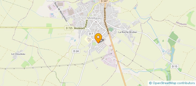 localisation de l'entreprise MONSIEUR FRANCISCO ALARCON-SANTIAGO  MIREBEAU