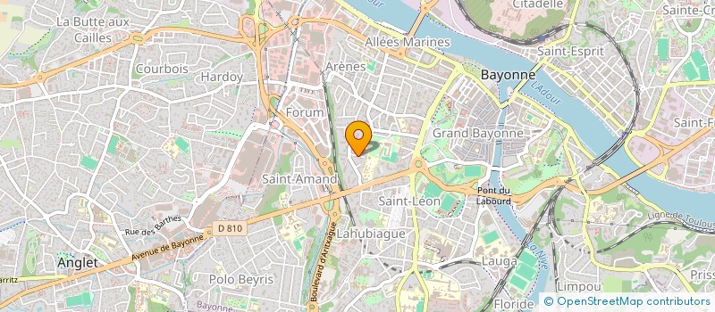 localisation de l'entreprise MONSIEUR FRANCISCO ALONSO Y MARTINEZ à BAYONNE