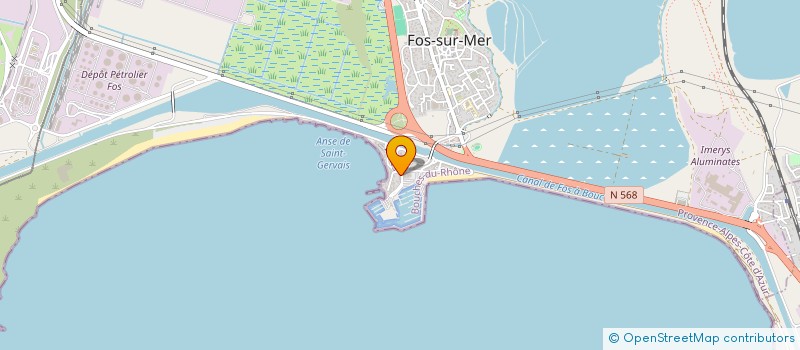 localisation de l'entreprise MONSIEUR FRANCISCO ALVAREZ BERRIO  FOS-SUR-MER