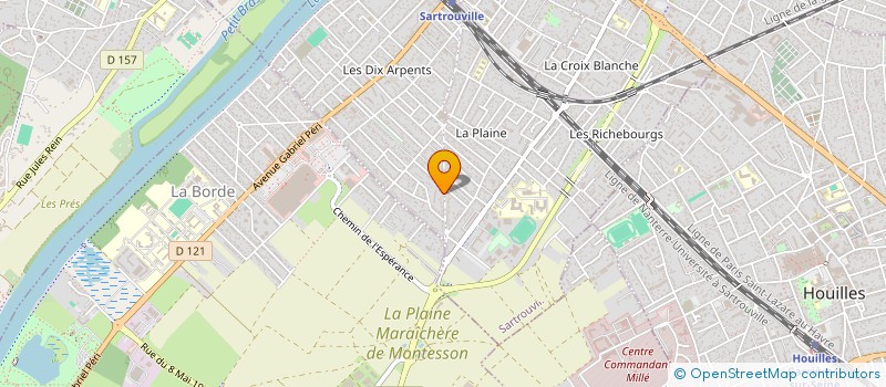 localisation de l'entreprise MONSIEUR FRANCISCO ALVES DA COSTA à SARTROUVILLE