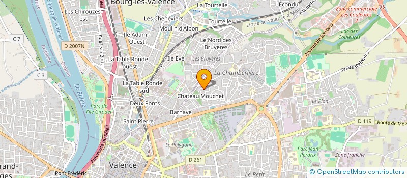 localisation de l'entreprise MONSIEUR FRANCISCO ALVES PEREIRA à VALENCE