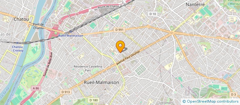 localisation de l'entreprise MONSIEUR FRANCISCO ANDRE à RUEIL-MALMAISON