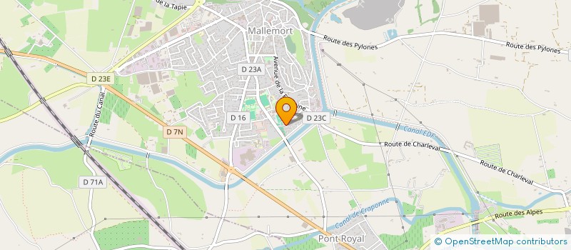 localisation de l'entreprise MONSIEUR FRANCISCO ANDREO ALCARAZ  MALLEMORT