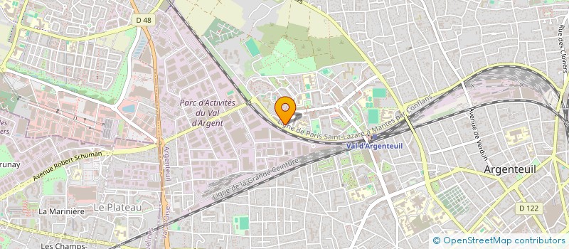 localisation de l'entreprise MONSIEUR FRANCISCO BALBINO  ARGENTEUIL