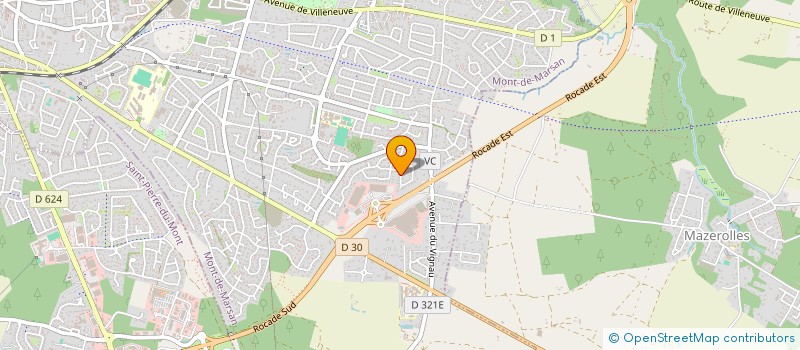 localisation de l'entreprise MONSIEUR FRANCISCO BARROS CORES à MONT-DE-MARSAN