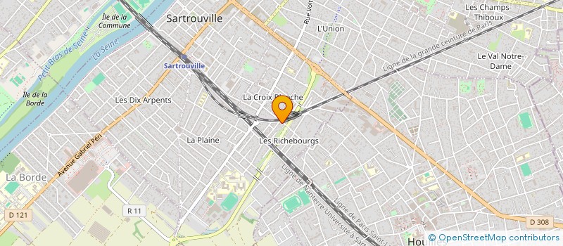 localisation de l'entreprise MONSIEUR FRANCISCO BENTO  SARTROUVILLE