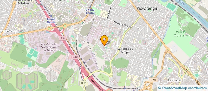 localisation de l'entreprise MONSIEUR FRANCISCO BRENES CONEJO à RIS-ORANGIS
