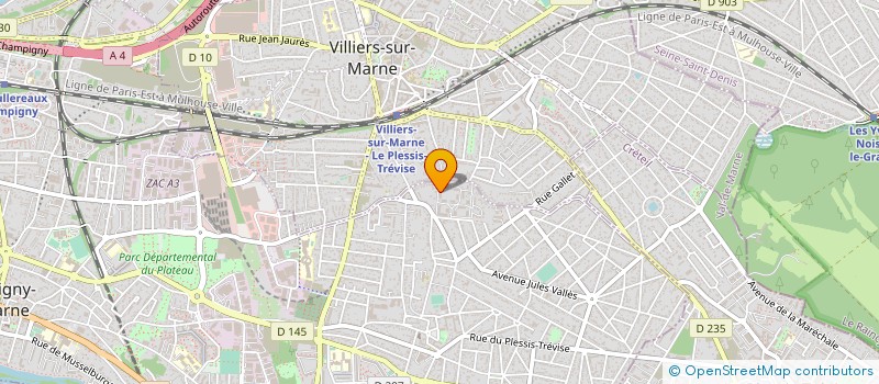 localisation de l'entreprise MONSIEUR FRANCISCO CACHETAS à CHAMPIGNY-SUR-MARNE