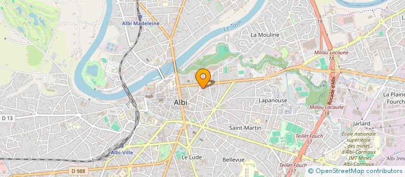 localisation de l'entreprise MONSIEUR FRANCISCO CALCADA GONCALVES à ALBI