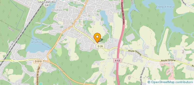 localisation de l'entreprise MONSIEUR FRANCISCO CARDOSO PEREIRA  ONDRES