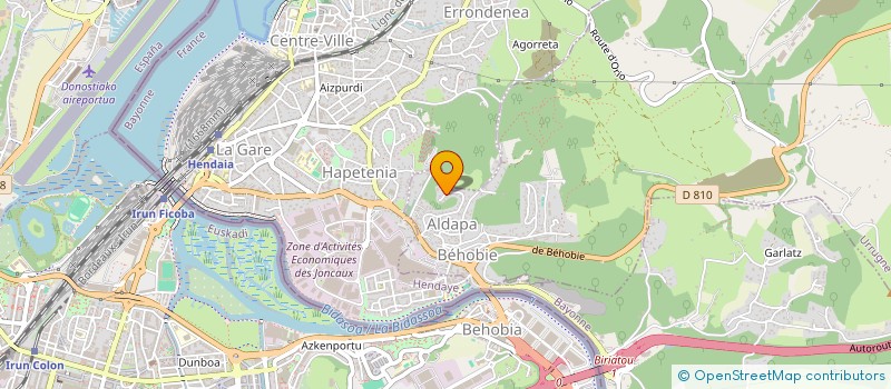 localisation de l'entreprise MONSIEUR FRANCISCO CARRILLO  URRUGNE