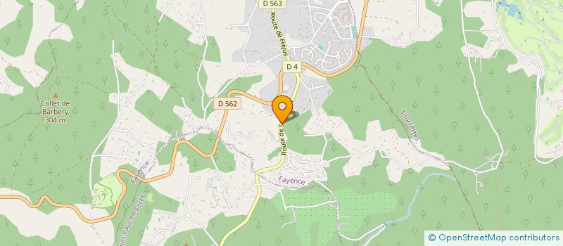 localisation de l'entreprise MONSIEUR FRANCISCO CASAS GARCIA  FAYENCE