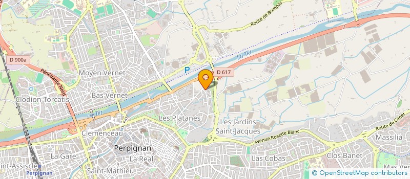 localisation de l'entreprise MONSIEUR FRANCISCO CESAR COSTA MARTINS DE OLIVEIRA  PERPIGNAN