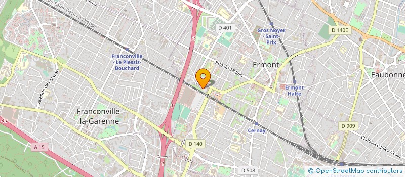 localisation de l'entreprise MONSIEUR FRANCISCO CORTES à ERMONT