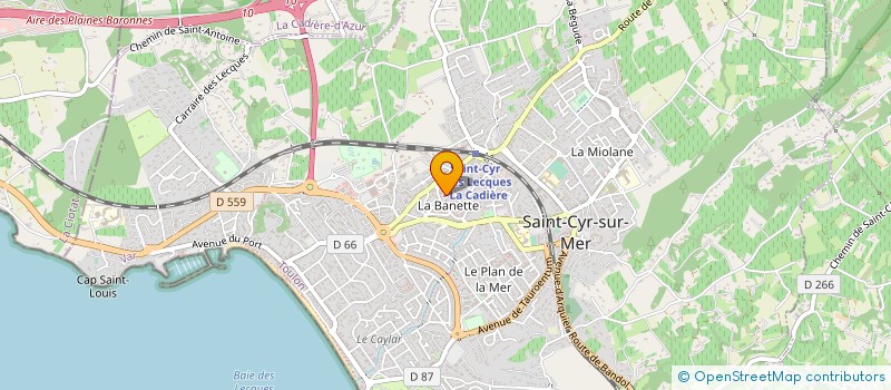 localisation de l'entreprise MONSIEUR FRANCISCO CUAN SANCHEZ à SAINT-CYR-SUR-MER