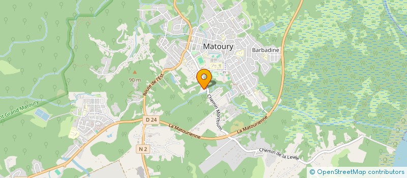 localisation de l'entreprise MONSIEUR FRANCISCO DA COSTA ANDRADE à MATOURY