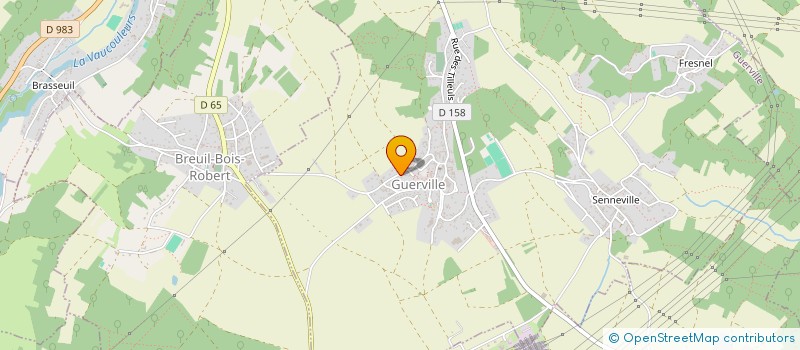 localisation de l'entreprise MONSIEUR FRANCISCO DA SILVA BELCHIOR  GUERVILLE