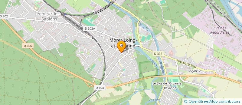 localisation de l'entreprise MONSIEUR FRANCISCO DA SILVA LOPES à MORET-LOING-ET-ORVANNE