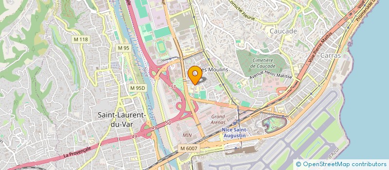 localisation de l'entreprise MONSIEUR FRANCISCO DA VEIGA DE PINA  NICE